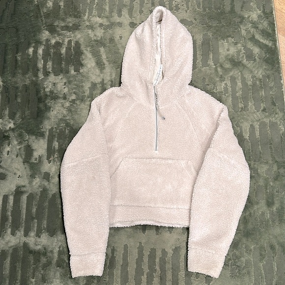lululemon athletica Tops - Lululemon Sherpa 1/4 Zip Hoodie